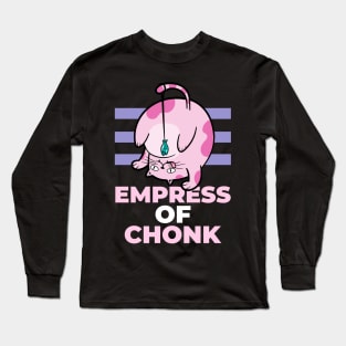 Empress of Chonk Chonky Cats Long Sleeve T-Shirt